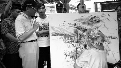 Kartika Afandi dan Walikota Hery Zudanto