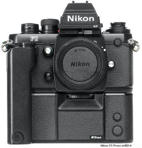 Nikon F3 dengan Battery Grip... sangar man !!!