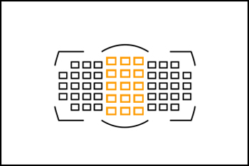 Focus coverage Nikon D4