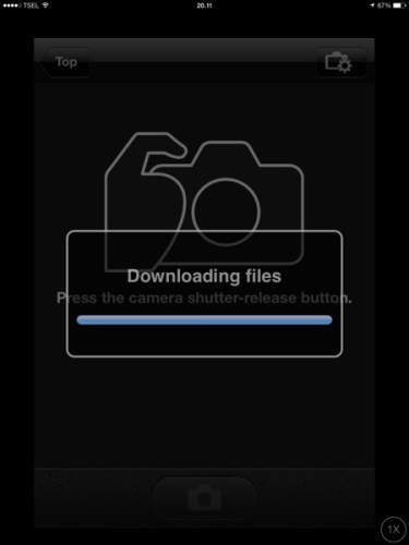 Begitu shutter di rilis file segera terdownload.