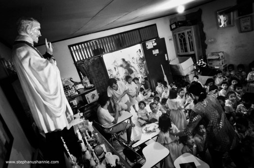 Suasana belajar bersama 