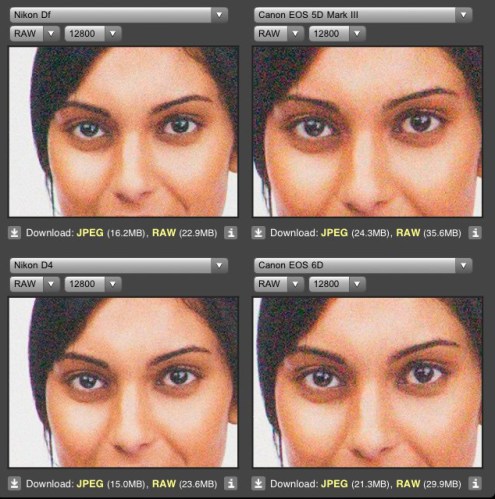ISO 12.800 : Nikon DF vs Canon 5DM3 dan Canon 6D