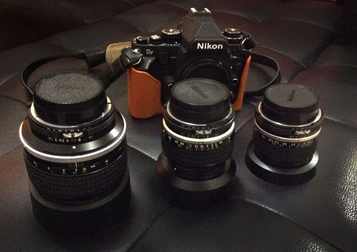Nikon DF with Nikon AI-s lenses