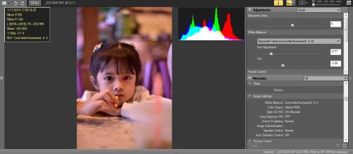 WB Neon Cool-White : Hasil warna cenderung magenta