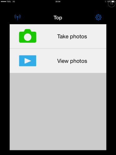 step 3 : apps saat dibuka