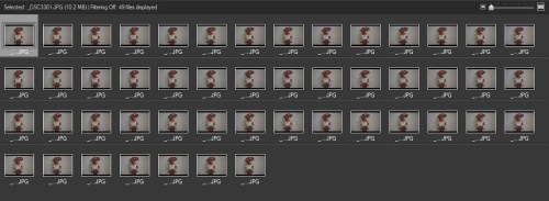 burst hingga 49 frames mulai drop/menurun speednya.